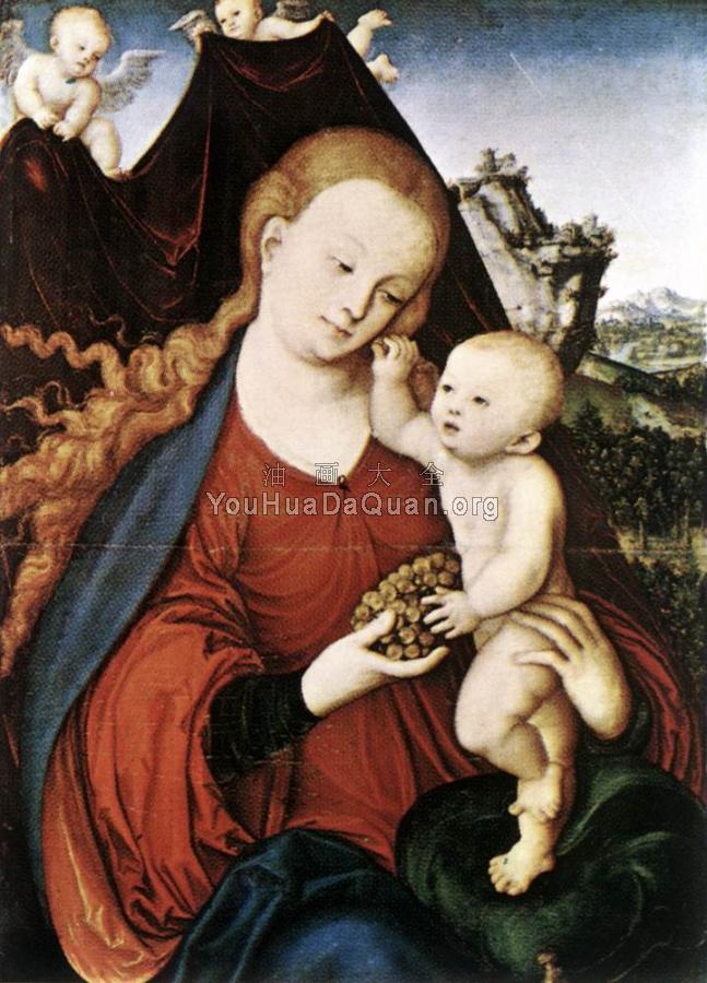 Madonna and Child - 卢卡斯·伊尔·韦基奥·克拉纳赫